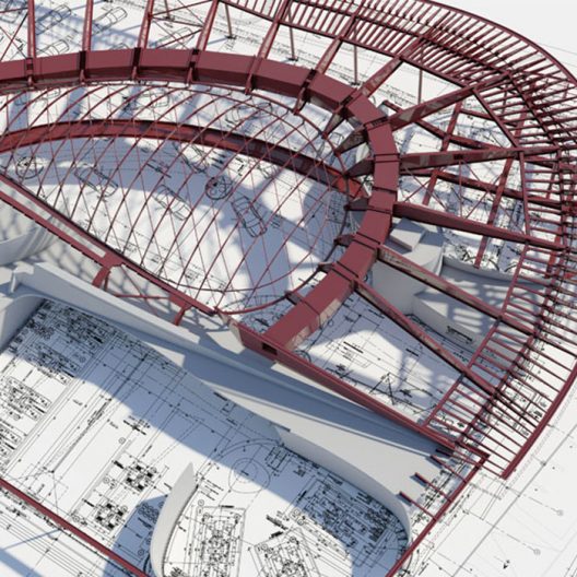 Toyota Frey Salzburg, Aigner Straße Schaubild Tragwerk