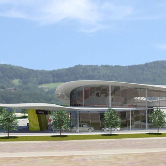 Toyota Frey Salzburg, Aigner Straße Schaubild Ansicht Aigner Straße