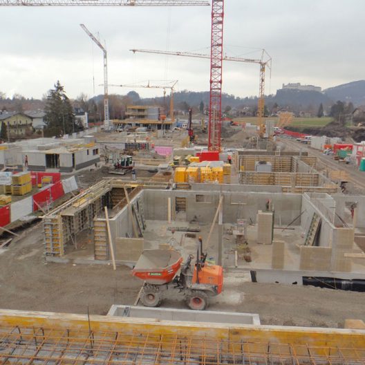 Bärgründe Baustellenfoto