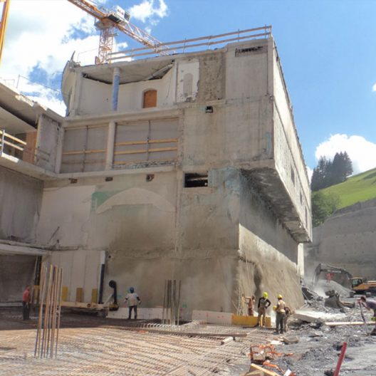 Hotel Edelweiss Erweiterung Baustellenfoto 3