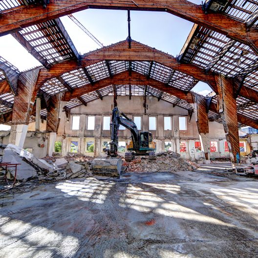 Panzerhalle Baustellenfoto 6