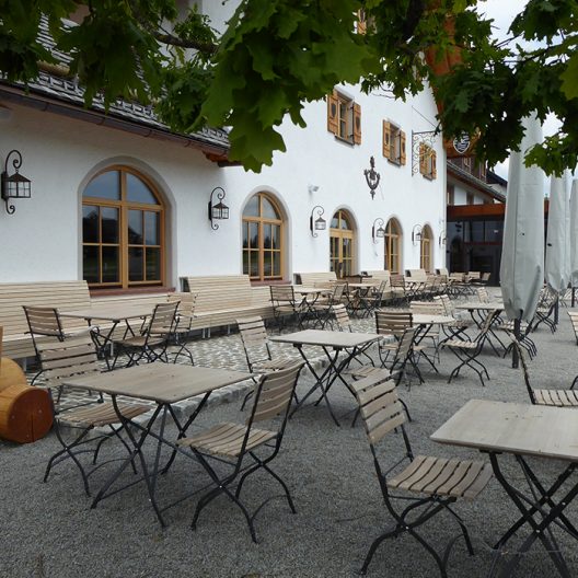 Käsehof Seenland Gastgarten 2