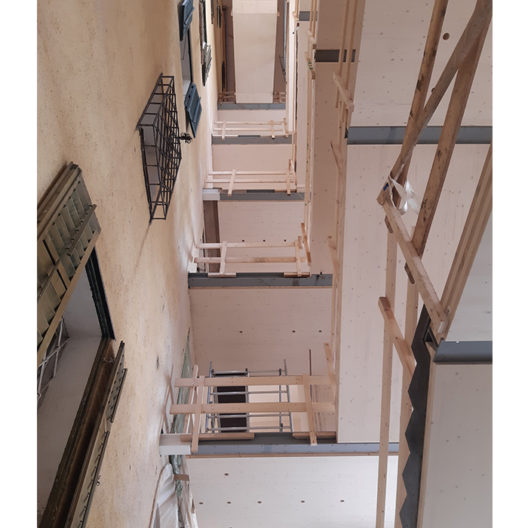 Schloss Goldenstein, Fluchtstiegenhaus